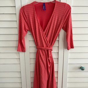 Seraphine 3/4 Sleeve Wrap Maternity Dress